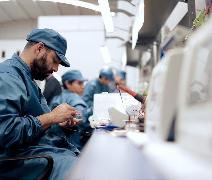 Trabajadores de fábrica